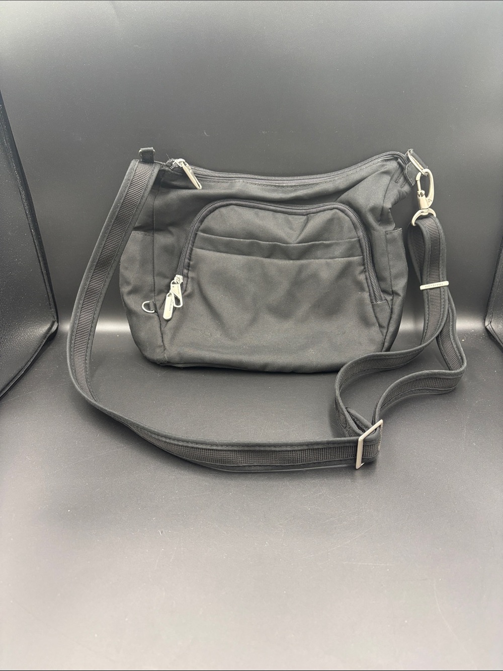 Travelon Classic Black Crossbody Bag
